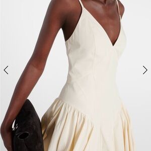 Tove solene pomplin drop waist midi dress